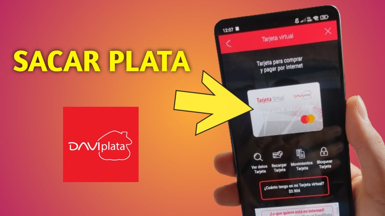 Cómo pasar dinero de la tarjeta virtual a Daviplata